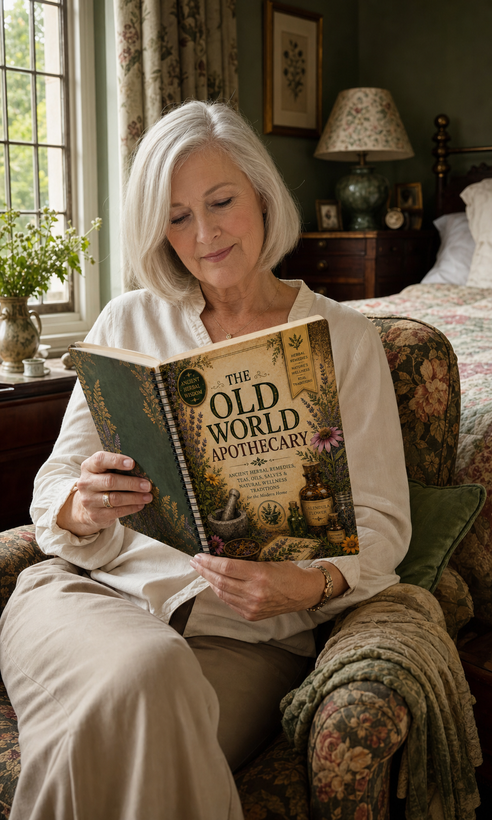 Woman bringing old-world herbal traditions into her home